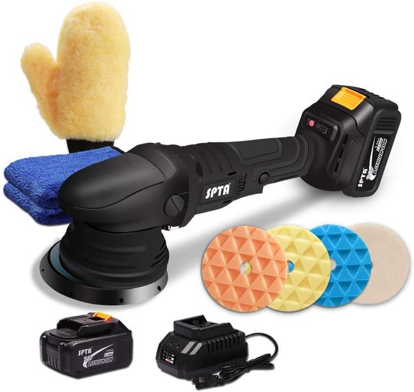 spta 20v cordless car polisher 15mm orbit 3000-5000rpm variable speed polishing machine
spta 20v cordless car polisher 15mm orbit 3000-5000rpm variable speed polishing machine