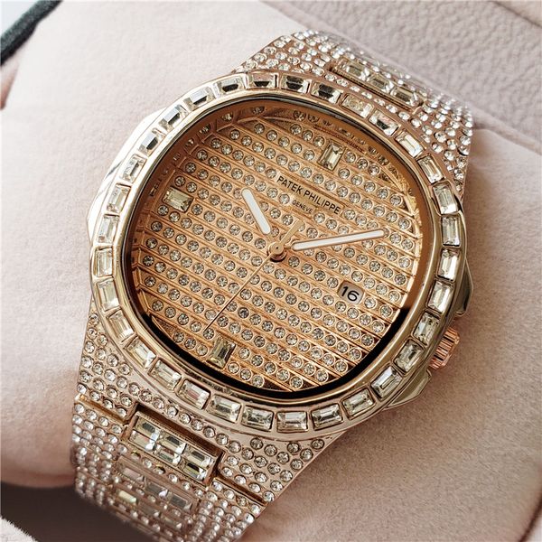 2020 brand luxury iced out watch gold diamond watch for men women square quartz waterproof wristwatch relogio masculino, Slivery;brown
2020 brand luxury iced out watch gold diamond watch for men women square quartz waterproof wristwatch relogio masculino, Slivery;brown