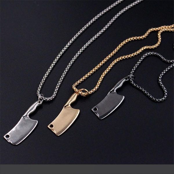 high polished stainless steel mini blade chef kitchen knife pendant necklaces for men women stainless steel hip hop jewelry, Silver
high polished stainless steel mini blade chef kitchen knife pendant necklaces for men women stainless steel hip hop jewelry, Silver