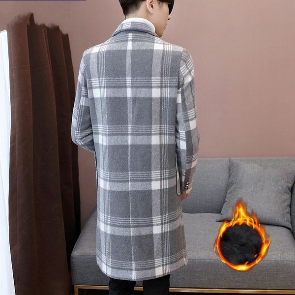зимняя мужская толстые ватки подкладка теплый длинные trech пальто плед slim fit шинель бленды корейский однобортный outwear ветровка, Tan;black
зимняя мужская толстые ватки подкладка теплый длинные trech пальто плед slim fit шинель бленды корейский однобортный outwear ветровка, Tan;black