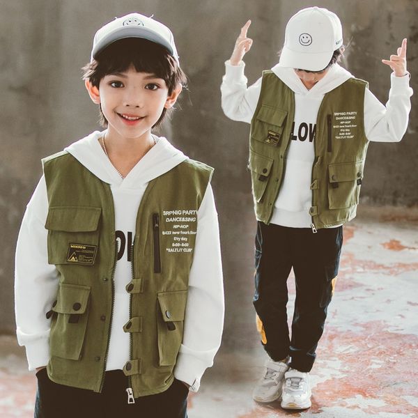 doudou vest clothing gieni children's clothing autumn 2019 autumn children's vest tooling style cotton medium and large children, Camo
doudou vest clothing gieni children's clothing autumn 2019 autumn children's vest tooling style cotton medium and large children, Camo