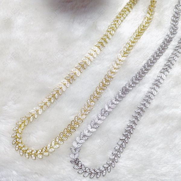sljely fashion solid 925 sterling silver yellow gold color palm leaf adjustable necklace micro zircon stones women fine jewelry
sljely fashion solid 925 sterling silver yellow gold color palm leaf adjustable necklace micro zircon stones women fine jewelry
