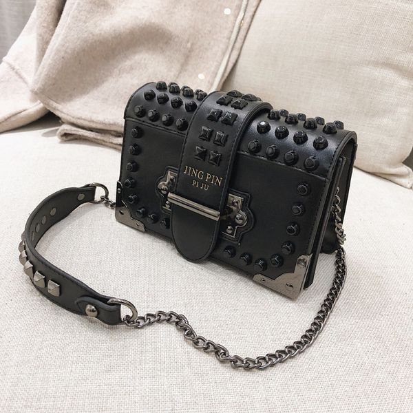 rivet chain small crossbody bags for women 2020 shoulder messenger bag lady handbags bolsas feminina bolso mujer
rivet chain small crossbody bags for women 2020 shoulder messenger bag lady handbags bolsas feminina bolso mujer