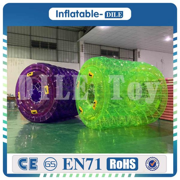 And A Pump Large Thickening Inflatable Hamster Ball Inflatable Water Roller Ball Expansion Cylinder Zorb Ball