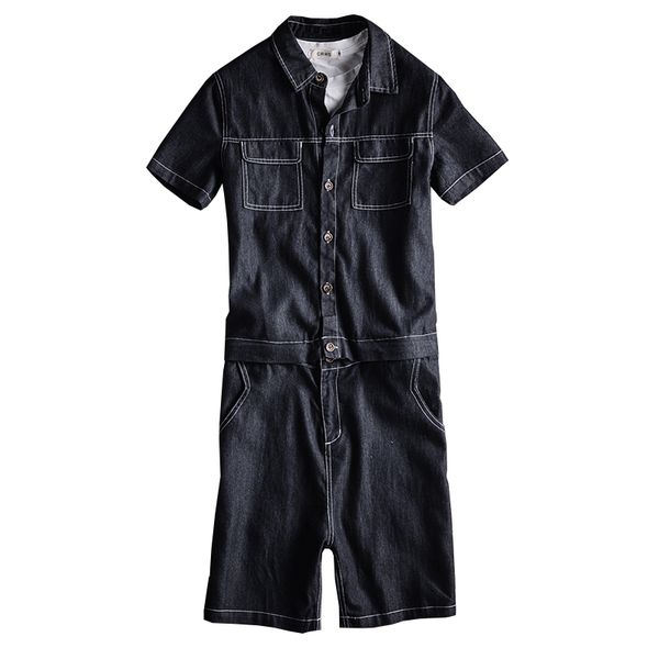 sokotoo men's short sleeve detachable deim jumpsuits casual pockets cargo jeans blue black overalls summer shorts
sokotoo men's short sleeve detachable deim jumpsuits casual pockets cargo jeans blue black overalls summer shorts