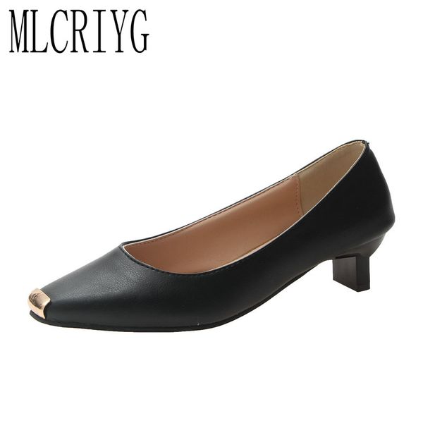 nice new summer women mature pumps pu leather metal pointed rain shoes woman high heels office ladies formal pants footwear, Black
nice new summer women mature pumps pu leather metal pointed rain shoes woman high heels office ladies formal pants footwear, Black