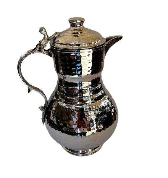 copper jug pitcher large size silver colour