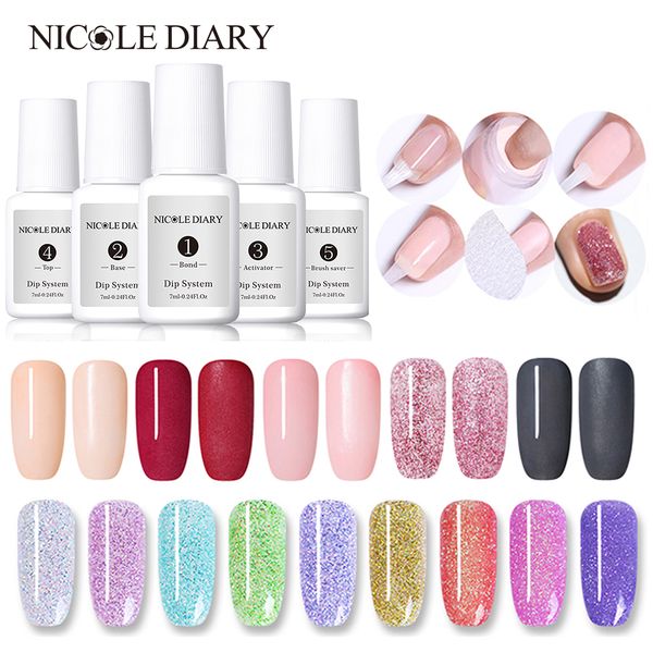 nicole diary 10ml dip powder gradient french glitter without lamp cure base activator polish liquid set manicure decoration, Silver;gold
nicole diary 10ml dip powder gradient french glitter without lamp cure base activator polish liquid set manicure decoration, Silver;gold