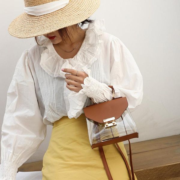 fashion lady transparent jelly crossbody bags wome scarf retro wild shoulder bag ladies contrast color leather messenger bag
fashion lady transparent jelly crossbody bags wome scarf retro wild shoulder bag ladies contrast color leather messenger bag