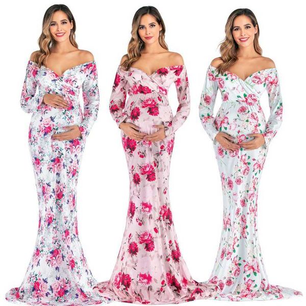 summer bohemian casual maternity beach dress floral printed v-neck pregnant long dress short sleeve maternity mermaid vestidos, White
summer bohemian casual maternity beach dress floral printed v-neck pregnant long dress short sleeve maternity mermaid vestidos, White