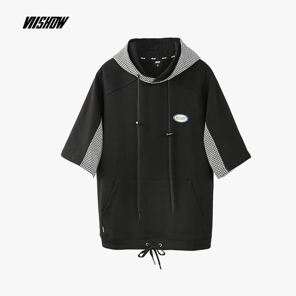 viishow streetwear men's t-shirts brand patchwork hooded t shirt men 2019 new cotton short sleeve tshirt men tee td1331191, White;black
viishow streetwear men's t-shirts brand patchwork hooded t shirt men 2019 new cotton short sleeve tshirt men tee td1331191, White;black