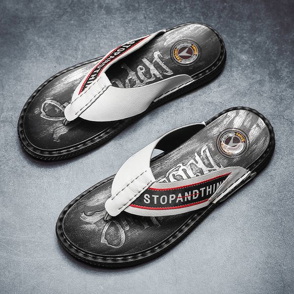 slippers flip flops men slipper leather beach casual flop sandals summer shoes for fashion high quality, Black
slippers flip flops men slipper leather beach casual flop sandals summer shoes for fashion high quality, Black