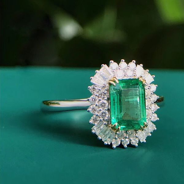 aeaw ювелирные изделия из белого золота 18 карат 1.0ct природные изумрудное кольцо emerald cut зеленый камень бриллиантовое кольцо женщины ю, Golden;silver
aeaw ювелирные изделия из белого золота 18 карат 1.0ct природные изумрудное кольцо emerald cut зеленый камень бриллиантовое кольцо женщины ю, Golden;silver