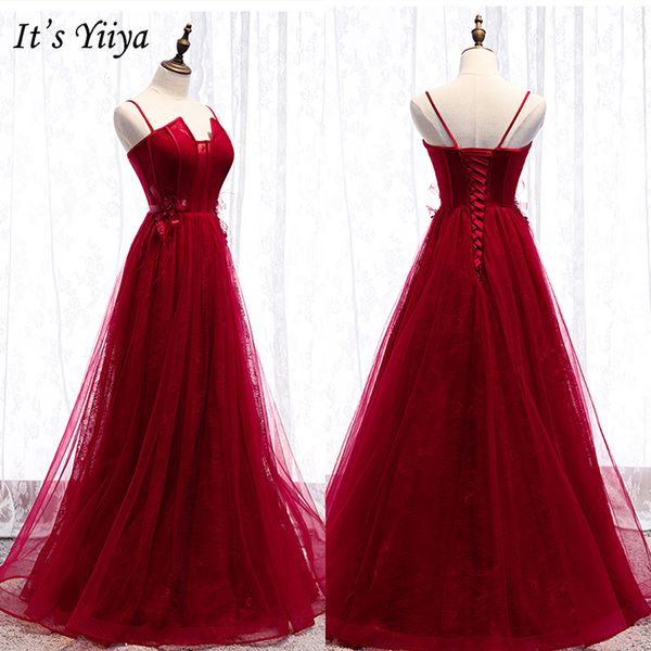 it's yiiya evening dress 2019 burgundy flowers elegant spaghetti strap formal dresses party a-line floor length plus size e973, White;black
it's yiiya evening dress 2019 burgundy flowers elegant spaghetti strap formal dresses party a-line floor length plus size e973, White;black