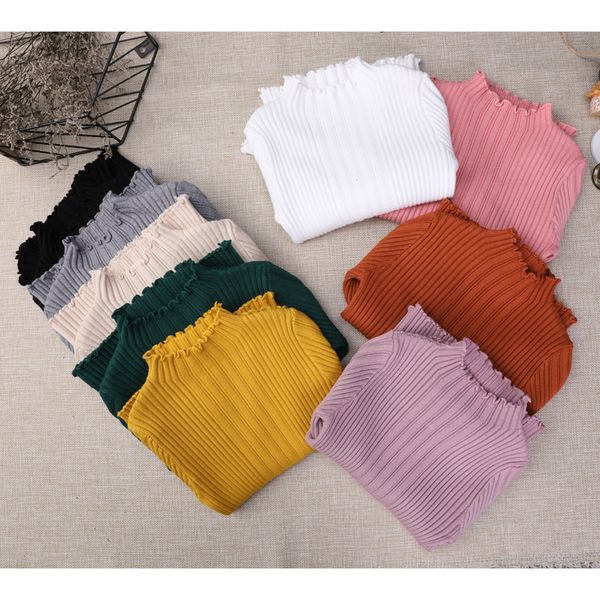 spring autumn baby girl bottom shirt korean pure colour turtleneck knitted pullover sweaters ruffled lotus leaf sweater top, Blue
spring autumn baby girl bottom shirt korean pure colour turtleneck knitted pullover sweaters ruffled lotus leaf sweater top, Blue