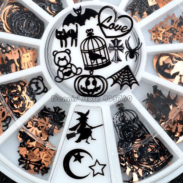 Black mix halloween hape pumpkin face witch pider net black cat bat metallic nail art equin decal gem diy wheel
Black mix halloween hape pumpkin face witch pider net black cat bat metallic nail art equin decal gem diy wheel