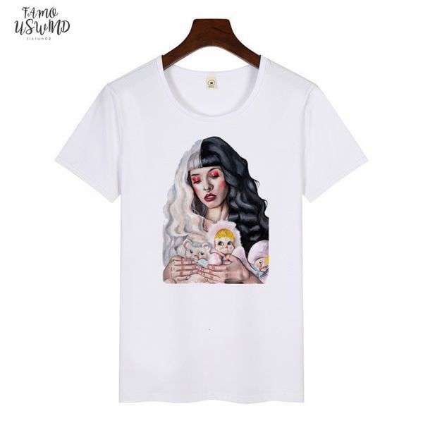 2020 women funny art print t shirt cap sleeve harajuku aesthetic tshirts female melanie martinez t shirt summer graphic tees women, White
2020 women funny art print t shirt cap sleeve harajuku aesthetic tshirts female melanie martinez t shirt summer graphic tees women, White