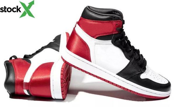 2020 new 1 satin black toe basketball shoes men women 1s satin wmns white red sports sneakers with box
2020 new 1 satin black toe basketball shoes men women 1s satin wmns white red sports sneakers with box