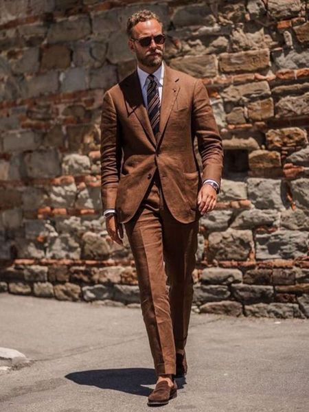 anniebritney 2020 summer 2 piece brown men linen suit slim fit brown summer beach groom wedding tuxedo custom business suit set, White;black
anniebritney 2020 summer 2 piece brown men linen suit slim fit brown summer beach groom wedding tuxedo custom business suit set, White;black