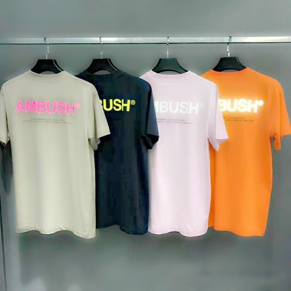 hou sale ambush tshirt 3m reflective men women streetwear harajuku summer ambush t shirt tees ab tshirt vetements kanye west quality, White;black
hou sale ambush tshirt 3m reflective men women streetwear harajuku summer ambush t shirt tees ab tshirt vetements kanye west quality, White;black