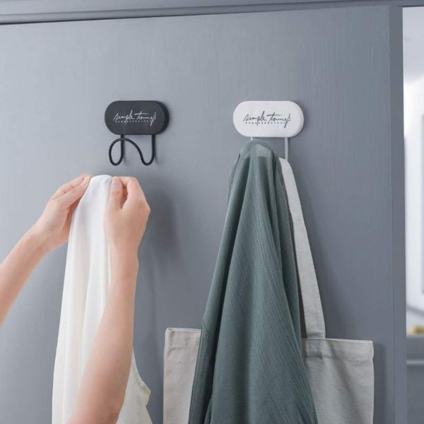 home wall hook self-adhesive clothes hat hanger racks bathroom backpack space saving storage hooks
home wall hook self-adhesive clothes hat hanger racks bathroom backpack space saving storage hooks