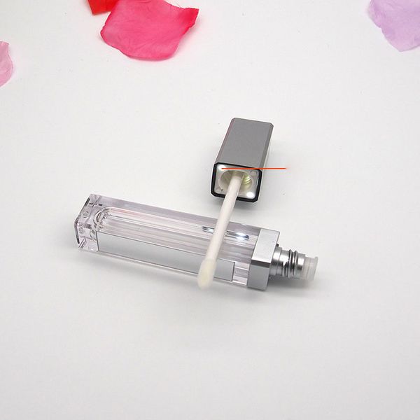 7ml Led Light Lip Gloss Bottles With Mirror Lip Glaze Packing Container Empty Cosmetic Package