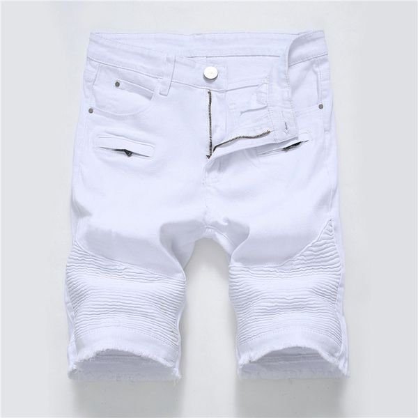stretch holes mens jean shorts summer straight knee length designer regular mens shorts, Blue
stretch holes mens jean shorts summer straight knee length designer regular mens shorts, Blue