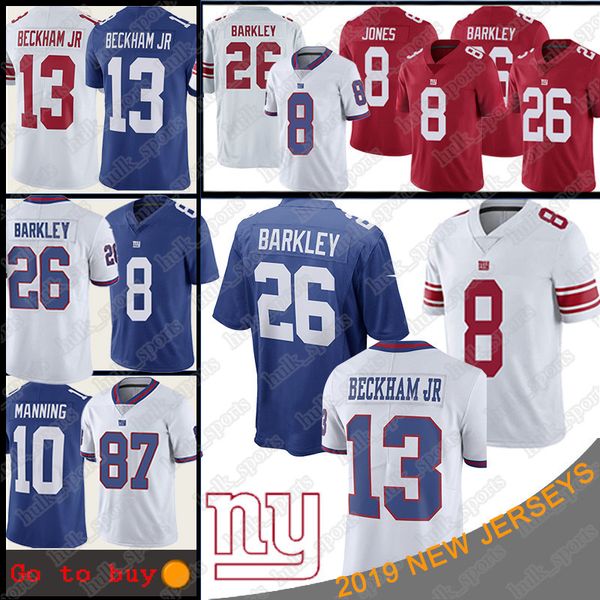 8 daniel jones 26 saquon barkley new jersey york giant 13 odell beckham jr 87 sterling shepard 10 eli manning men football jersey, Black;red
8 daniel jones 26 saquon barkley new jersey york giant 13 odell beckham jr 87 sterling shepard 10 eli manning men football jersey, Black;red