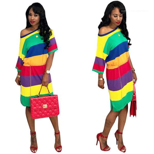 long sleeve plus size dress woman designer clothing rainbow stripe dress women summer female shirt, Black;gray
long sleeve plus size dress woman designer clothing rainbow stripe dress women summer female shirt, Black;gray