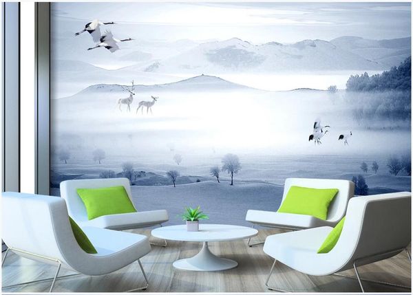 WDBH 3d wallpaper custom photo Beautiful snow scene elk swan TV background Wall covering home decor wall art 3d stickers
WDBH 3d wallpaper custom photo Beautiful snow scene elk swan TV background Wall covering home decor wall art 3d stickers