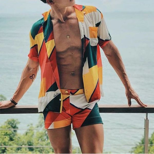 men's tracksuits incerun man vintage printing hawaiian suits men summer sets short sleeve cardigan shirts elastic shorts fashion plus s, Gray
men's tracksuits incerun man vintage printing hawaiian suits men summer sets short sleeve cardigan shirts elastic shorts fashion plus s, Gray