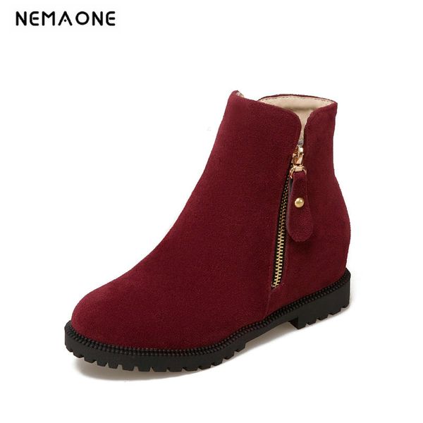 nemaone women boots plus size 34-43 fashion round toe ankle boots zip lady winter boot woman shoes black red apricot
nemaone women boots plus size 34-43 fashion round toe ankle boots zip lady winter boot woman shoes black red apricot