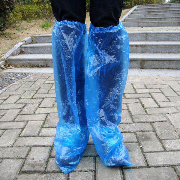 household office thickening disposable shoe cover plastic 100 waterproof dust-proof home shoe cover rain shoes cover
