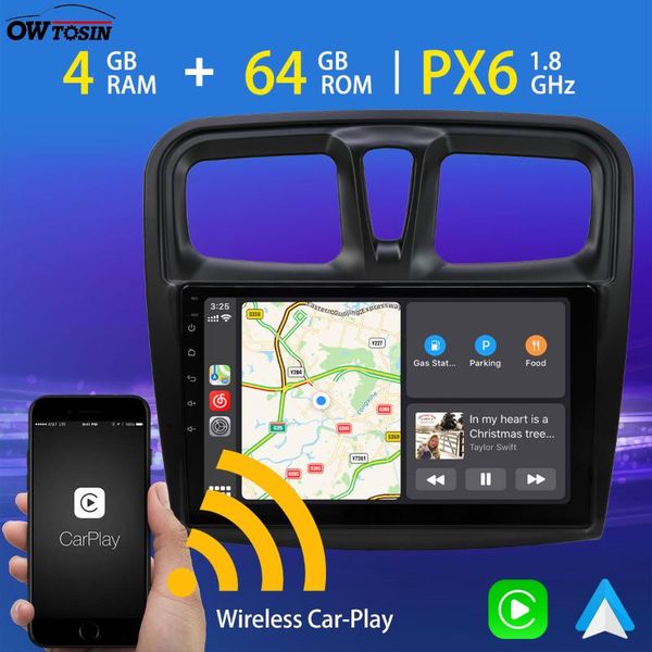 10.1" android 9.0 px6 4+64g car multimedia player for sandero logan 2 symbol dacia 5*usb auto stereo gps navi radio hdmi car dvd
10.1" android 9.0 px6 4+64g car multimedia player for sandero logan 2 symbol dacia 5*usb auto stereo gps navi radio hdmi car dvd