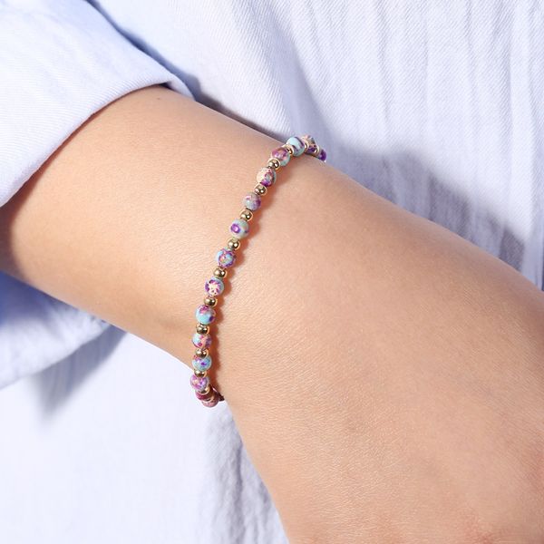 natural colorful stone gold color ball beads bracelet crystal stretch beads bracelets bangles wristband for women, Black
natural colorful stone gold color ball beads bracelet crystal stretch beads bracelets bangles wristband for women, Black