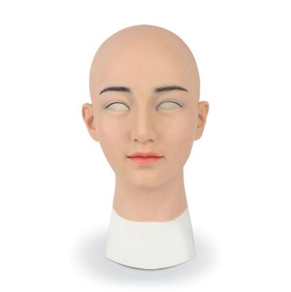 

sunny crossdresser silicone female mask realistic transgender latex cosplay for male real halloween party supplies