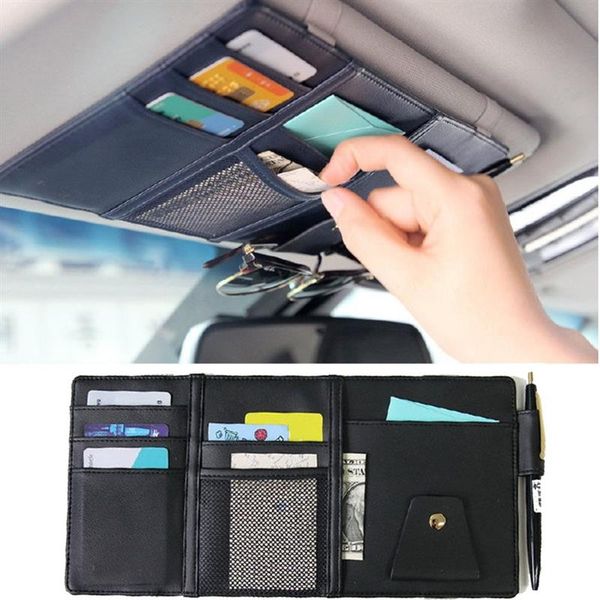 Stowing Tidying Car Sun Visor Organizer,Auto Interior Pocket Sunglass Pen Holder Parking Fuel Card Change Storage 30x14cm
Stowing Tidying Car Sun Visor Organizer,Auto Interior Pocket Sunglass Pen Holder Parking Fuel Card Change Storage 30x14cm