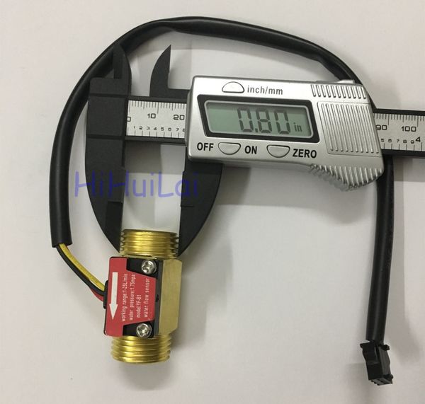 3v/1.5ua brass yf-b1 water flow sensor 1.75mpa g1/2 pulse hall flow meter switch 1-25l/min
3v/1.5ua brass yf-b1 water flow sensor 1.75mpa g1/2 pulse hall flow meter switch 1-25l/min