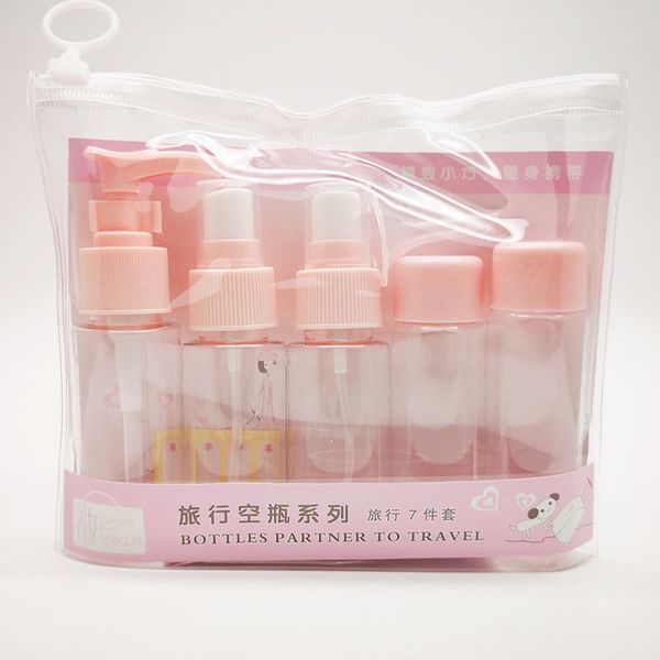 cosmetic bottle 7pcs spray bottle set empty cosmetics portable sample travel bottling alcohol spray bottle factory dropshipping b2502
cosmetic bottle 7pcs spray bottle set empty cosmetics portable sample travel bottling alcohol spray bottle factory dropshipping b2502