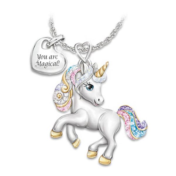 вы magical unicorn ожерелье для женщин lady unicorn ожерелье детский день подарков красочный розовый фиолетовый и синий кристалл unicorn, Silver
вы magical unicorn ожерелье для женщин lady unicorn ожерелье детский день подарков красочный розовый фиолетовый и синий кристалл unicorn, Silver