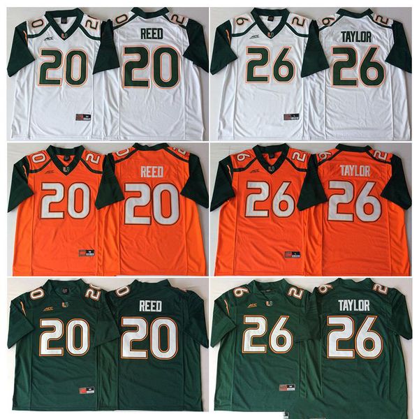 Ncaa men 2018 miami hurricane green orange white 20 ed reed 26 ean taylor college football jer ey good quality hipping
Ncaa men 2018 miami hurricane green orange white 20 ed reed 26 ean taylor college football jer ey good quality hipping