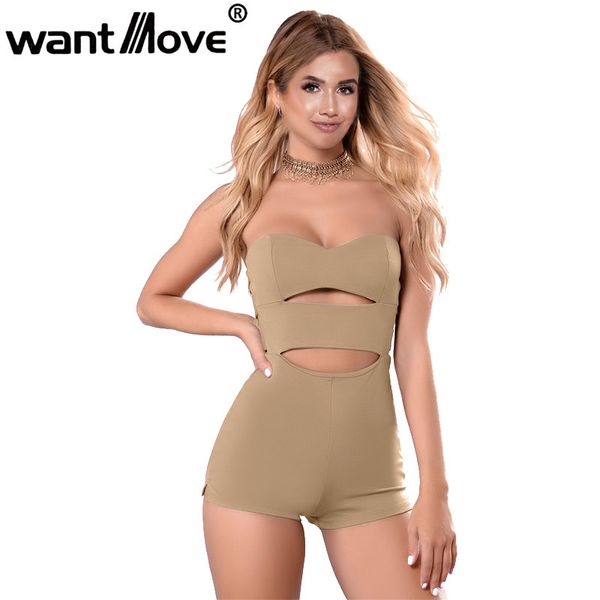 wantmove 2018 summer cut out strapless rompers womens jumpsuit bodycon short jumpsuit bodysuit slim romper xd908, Black;white
wantmove 2018 summer cut out strapless rompers womens jumpsuit bodycon short jumpsuit bodysuit slim romper xd908, Black;white