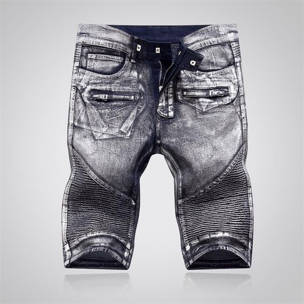2020 men jean knee length fashion washed d2 motocycle denim half pants shorts panelled hip hop trousers bermuda designer mens jeans short, Blue
2020 men jean knee length fashion washed d2 motocycle denim half pants shorts panelled hip hop trousers bermuda designer mens jeans short, Blue