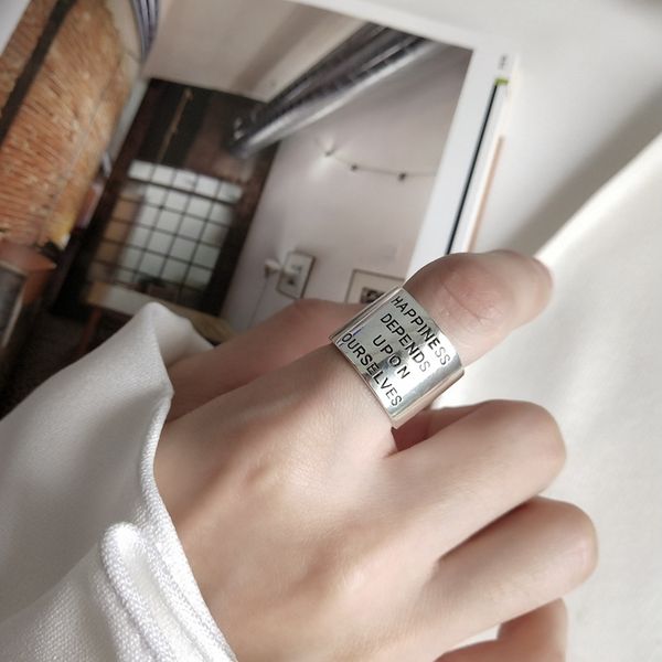 louleur sterling 925 silver letter wide rings silver self-pleasing vintage glossy wide open female rings elegant jewelry gift, Golden;silver
louleur sterling 925 silver letter wide rings silver self-pleasing vintage glossy wide open female rings elegant jewelry gift, Golden;silver