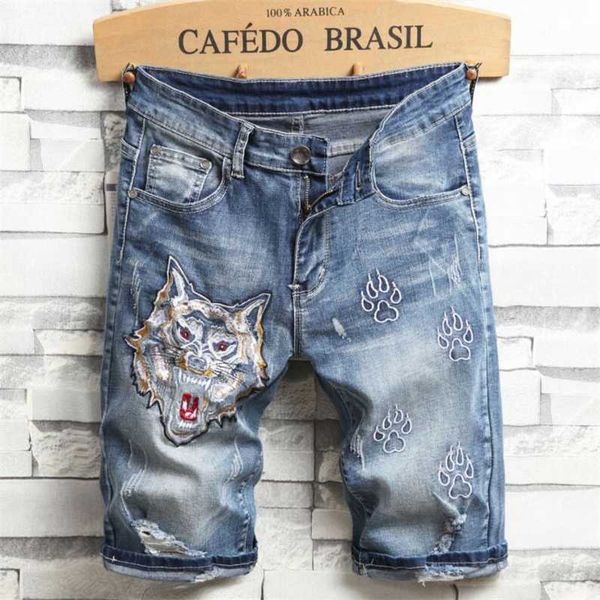 2020 fashion mens short jeans wolf embroidery brand clothing cotton shorts breathable denim shorts male personality, White;black
2020 fashion mens short jeans wolf embroidery brand clothing cotton shorts breathable denim shorts male personality, White;black