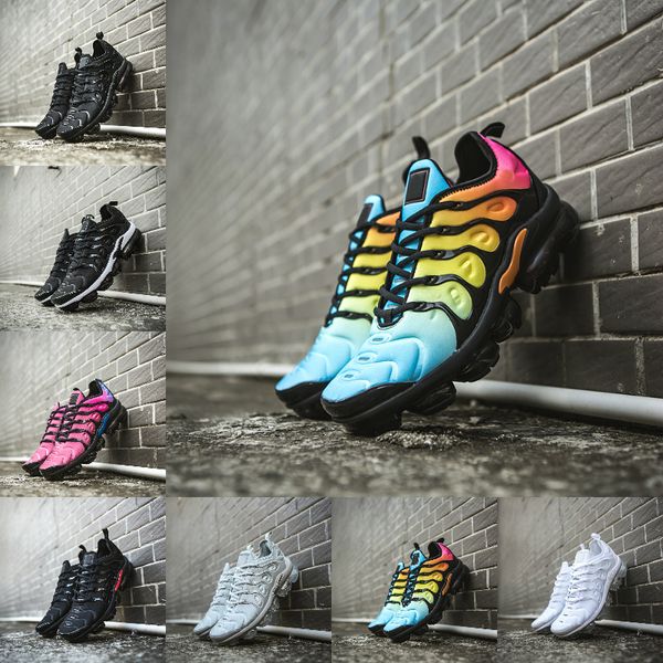 wholesale 2019 new tn plus rainbow running shoes mens be true triple black grey blue shoes sherbet team original air tn requin sports shoe
wholesale 2019 new tn plus rainbow running shoes mens be true triple black grey blue shoes sherbet team original air tn requin sports shoe