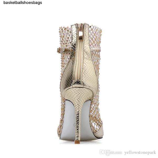rhinestone gold glitter fashion mesh spring ankle sandals boots high heels booties peep-toe pumps lady party shoes, Black
rhinestone gold glitter fashion mesh spring ankle sandals boots high heels booties peep-toe pumps lady party shoes, Black