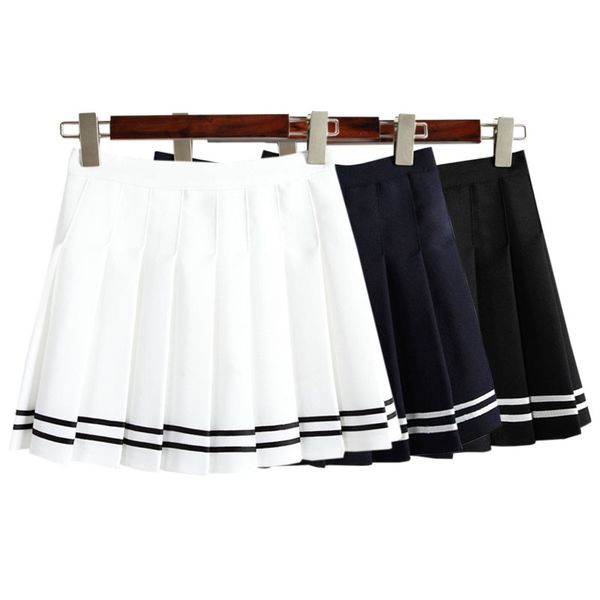 2020 women's kawaii vintage high waist pleated skirt female japanese harajuku british preppy style cute skirts for women, Black
2020 women's kawaii vintage high waist pleated skirt female japanese harajuku british preppy style cute skirts for women, Black