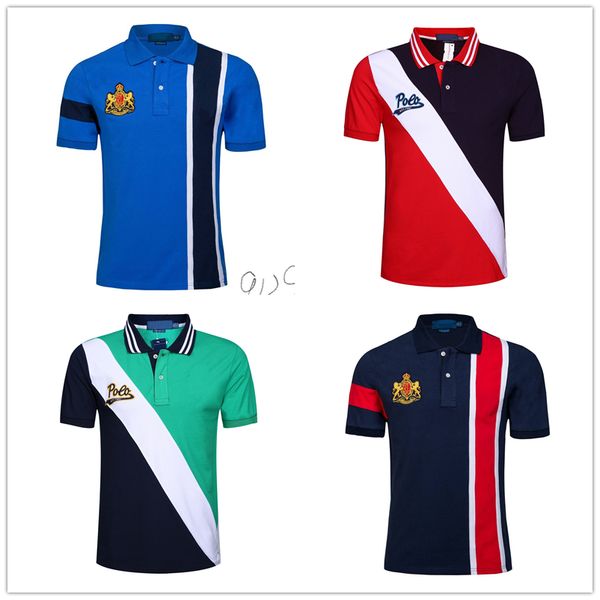 brand striped polo shirt for men american fashion short sleeve cotton sport business ralph polos big horse printed tennis tees white black
brand striped polo shirt for men american fashion short sleeve cotton sport business ralph polos big horse printed tennis tees white black