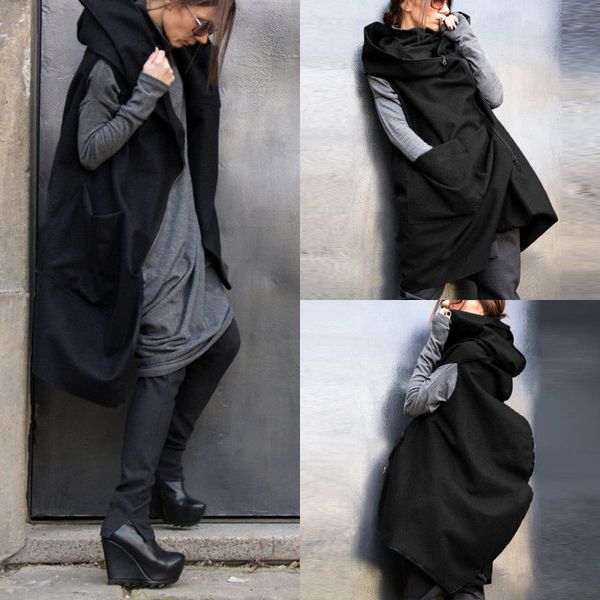 women zip up jacket coat hoodies hooded outwear asymmetrical fleece coat, Tan;black
women zip up jacket coat hoodies hooded outwear asymmetrical fleece coat, Tan;black